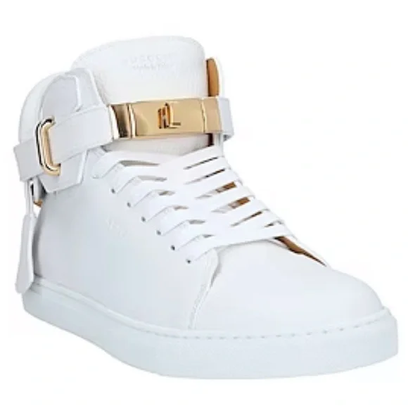 Buscemi white high tops